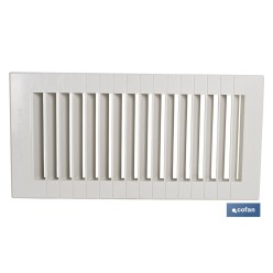 REJILLA DE VENTILACIÓN ABS PARA EMPOTRAR 13 X 26 CM