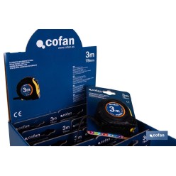 EXPOSITOR DE FLEXÓMETROS CON PROTECCIÓN DE GOMA 19 MM X 3 M 12 UDS.