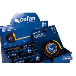 EXPOSITOR DE FLEXÓMETROS CON PROTECCIÓN DE GOMA 25 MM X 5 M 6 UDS.