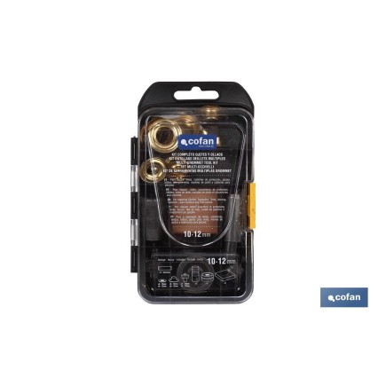 KIT COMPLETO OJETES Y OLLAOS EN 10 Y 12 mm