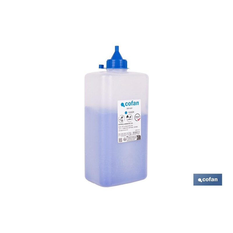 FRASCO DE POLVO AZUL 1000 GRS