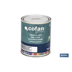 ESMALTE AL AGUA (750 ML) BLANCO SATINADO