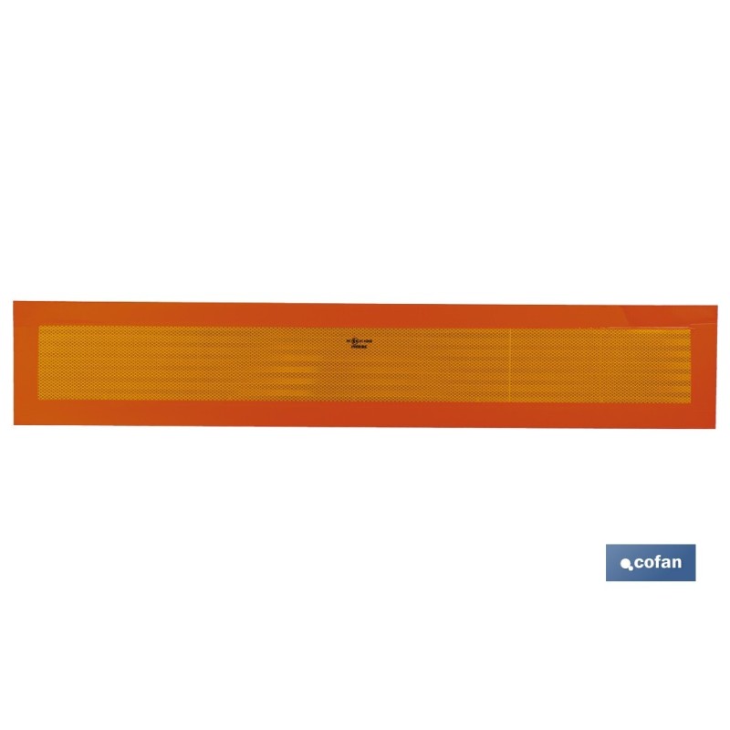 PLACA V-6 VEHICULOS LARGOS 1130X200MM.