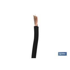ROLLO CABLE H07V-K 1X6MM2 NEGRO (100M)