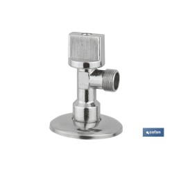 SET 2 VÁLVULAS DE ESCUADRA 1/2 x 3/8 ANTICAL