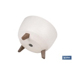 MACETA CON PATAS Y FILTRO DE DRENAJE COLOR BLANCO WPC Ø 243 X 200 MM 5,1 L venta unitaria