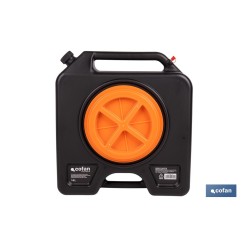 RECOGEDOR DE ACEITE USADO CON TAPA Y FILTRO 14 L