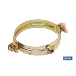 ABRAZADERA METALICA M-6 PARA TUBO  60MM. Venta unitaria