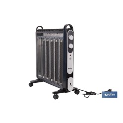RADIADOR DE MICA NEGRO MODELO ASTANA 2000W