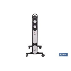 RADIADOR DE MICA NEGRO MODELO ASTANA 2000W