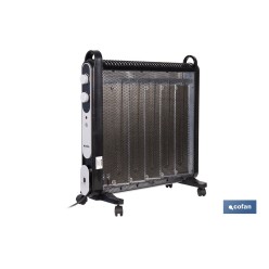 RADIADOR DE MICA NEGRO MODELO ASTANA 2000W