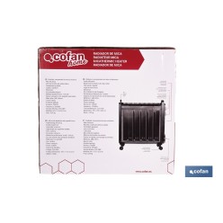 RADIADOR DE MICA BLANCO MODELO ASTANA 2000W