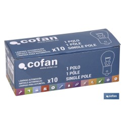 LÁMPARA COFAN P21W (BA15s) 12V venta unitaria
