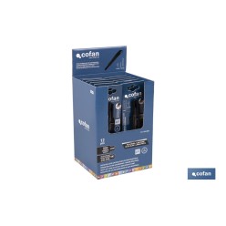 EXPOSITOR DE CÚTER ANTIDESLIZANTE HEAVY DUTY 9 MM 12 UDS.