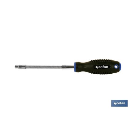 SET DESTORNILLADOR FLEX. + 9 VASOS 1/4 (5-13MM.)