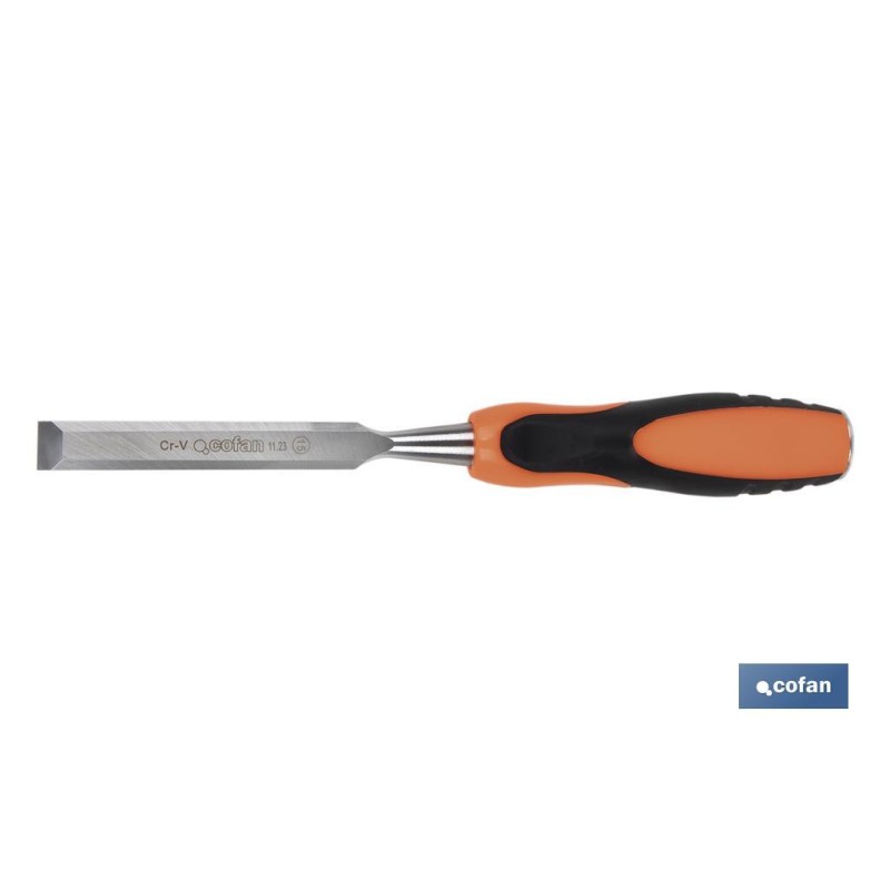 FORMÓN CON MANGO BIMATERIAL ANCHO DE CORTE 15 MM