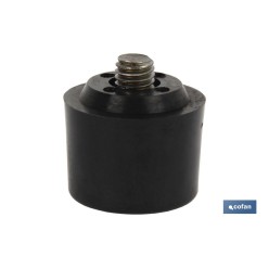 CABEZAL MARTILLO DE NYLON BLANCO Ø45 MM