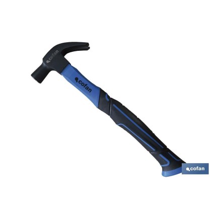 MARTILLO UÑA MODELO AMERICANO MNG. FIBRA 25mm