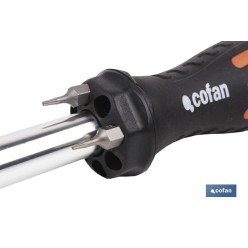 DESTORNILLADOR PORTAPUNTAS VARILLA FLEXIBLE