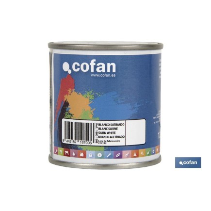 ESMALTE SINTÉTICO (125 ML) BLANCO SATINADO