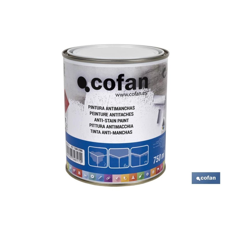 PINTURA ANTIMANCHAS AL DISOLVENTE 750 ML