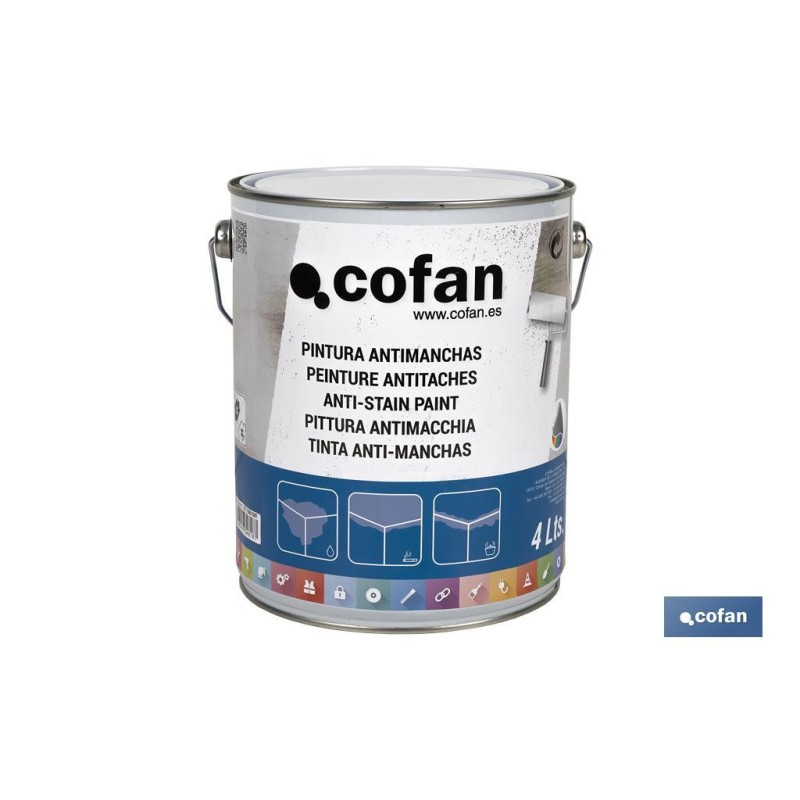 PINTURA ANTIMANCHAS AL DISOLVENTE 4 L