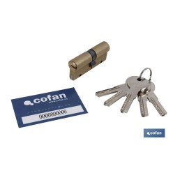 Cilindro SEG. ANTIBUMPING 30/30 L. Larga-Latón