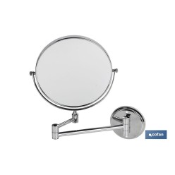 ESPEJO REDONDO BAÑO AUMENTO 3x GAMA LAGOA INOX 304