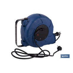 ENROLLACABLES AUTOMÁTICO SOPORTE PARED T/T-16M (14+2)