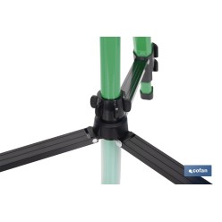 DUCHA DE JARDÍN PORTÁTIL 2 FUNCIONES CON TRÍPODE 162 CM