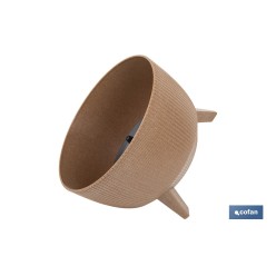 MACETA CON PATAS Y FILTRO DE DRENAJE COLOR MARRÓN WPC Ø 290 X 230 MM 9,3 L venta unitaria