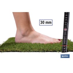 CÉSPED ARTIFICIAL 30 MM (1X4 M) 16.800 PUNTADAS/M2