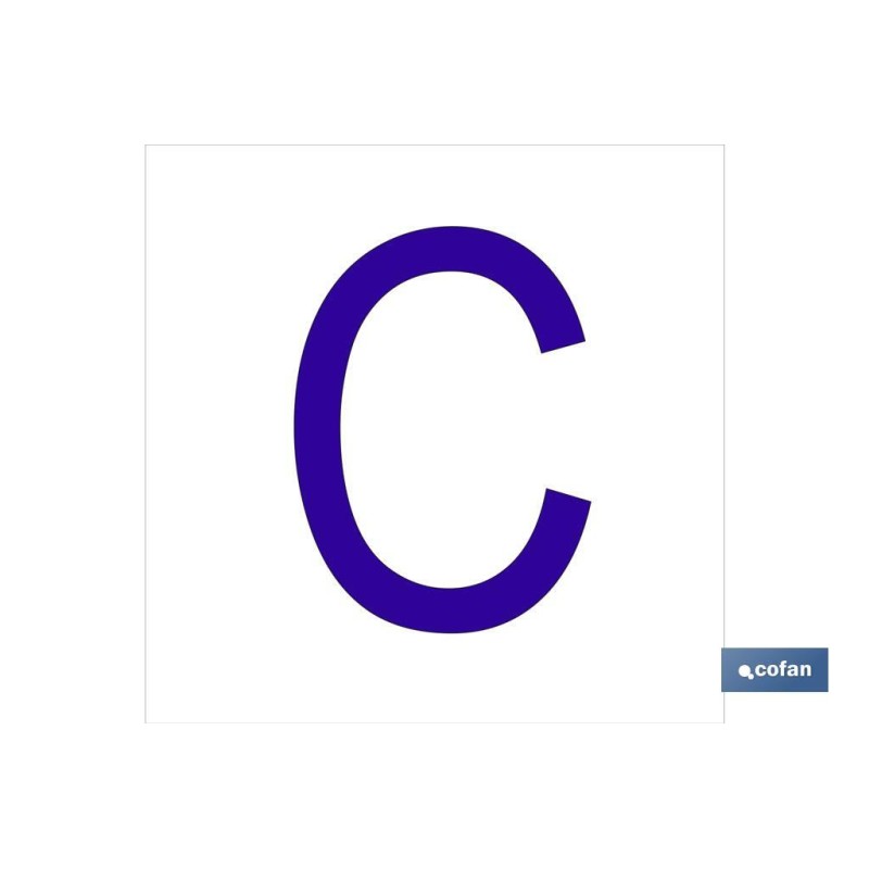 SEÑAL GLASSPACK ADHESIVA 62X62MM.