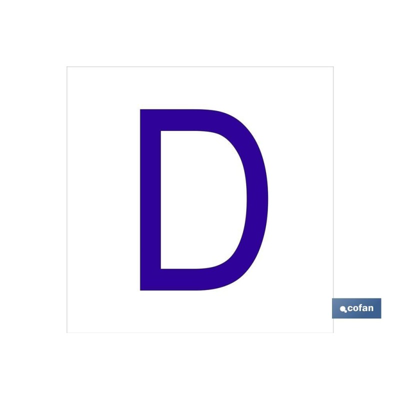 SEÑAL GLASSPACK ADHESIVA 62X62MM.