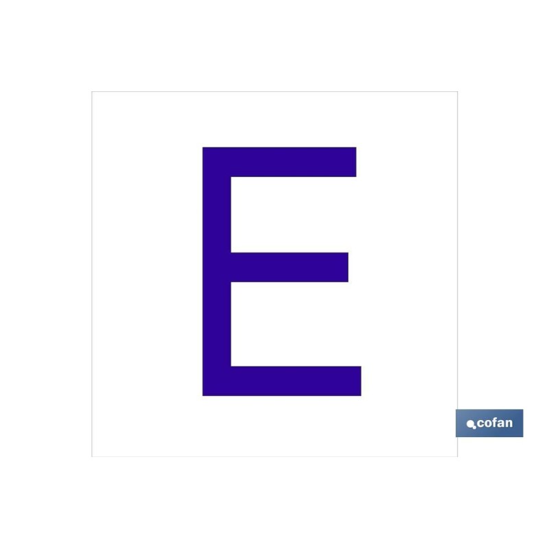 SEÑAL GLASSPACK ADHESIVA 62X62MM.