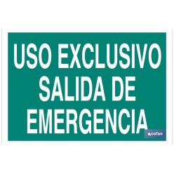 SEÑAL LUMINISCENTE 297X210MM.