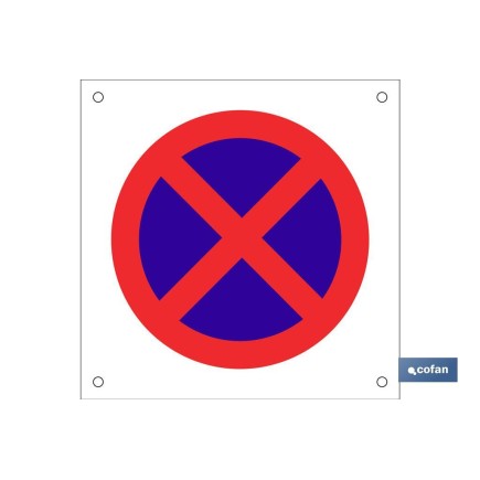 SEÑAL POLIPROPILENO CELULAR 600X600MM