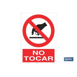 SEÑAL POLIESTIRENO 210X148MM.