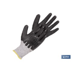 GUANTE PROTECTION 360 TPE ANTI IMPACTO Y ANTICORTE T-10