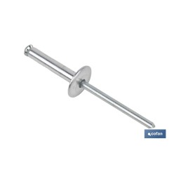 REMACHE FLOR CABEZA ANCHA 4,8 X 22 MM