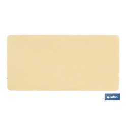 CATADIÓPTRICO RECTANGULAR ÁMBAR 71 X 35 MM CON ADHESIVO