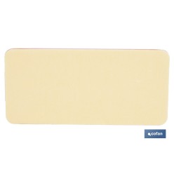 CATADIÓPTRICO RECTANGULAR ÁMBAR 94 X 44 MM CON ADHESIVO