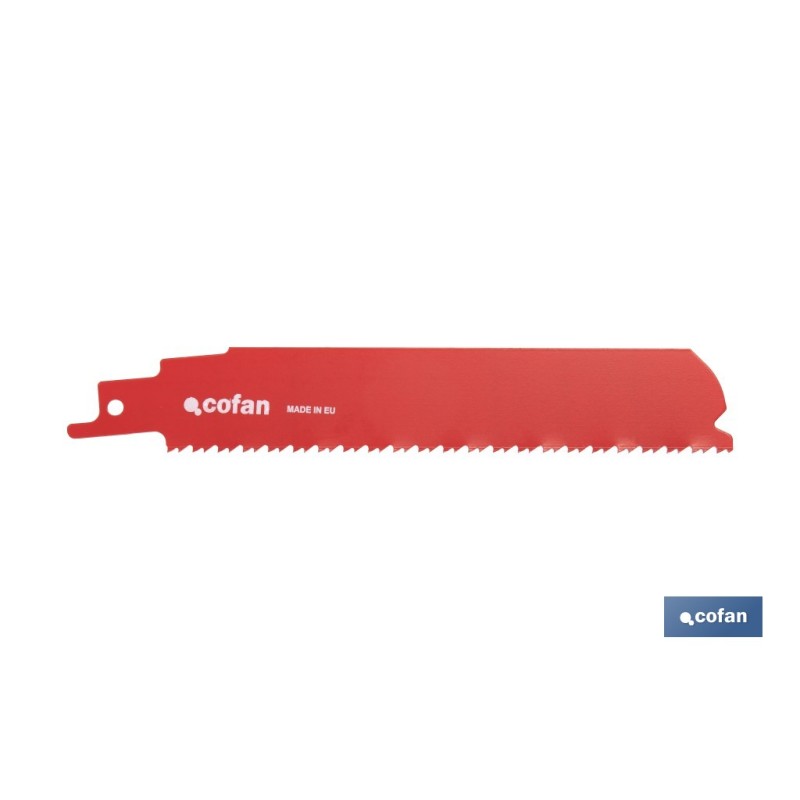 HOJA DE SIERRA DE SABLE (5PCS) BIMETAL 130X8-10  -  DEMOLICIÓN