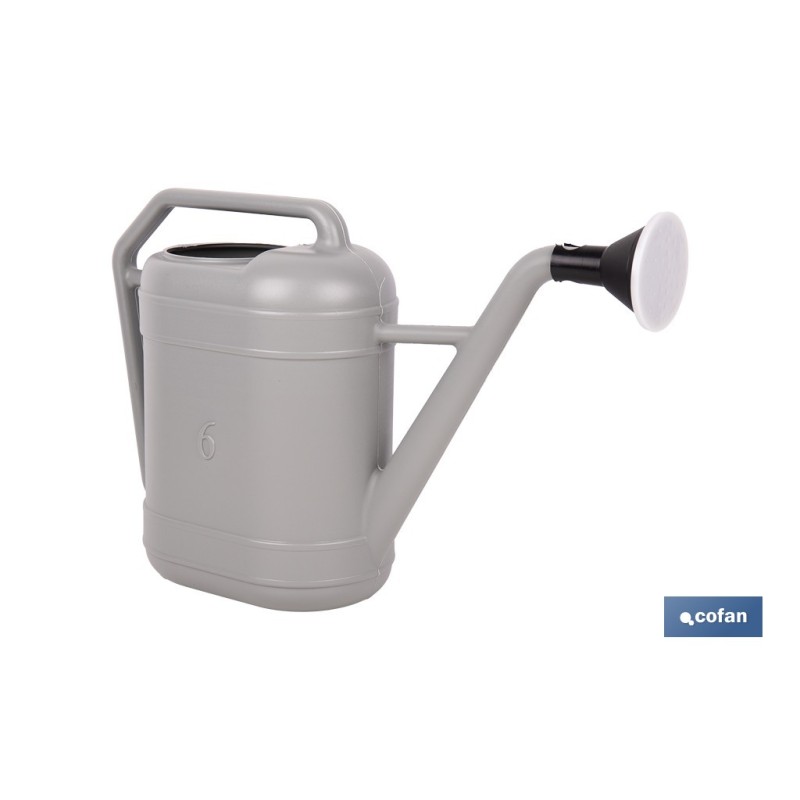 REGADERA GRIS 6 LITROS