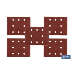 HOJA DE LIJADO LIJADORA ORBITAL 8 AGUJEROS 114 X 140 MM G 80