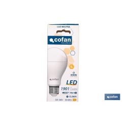 BOMBILLA LED CLASSIC E27 16 W 1901 LM 4000 K