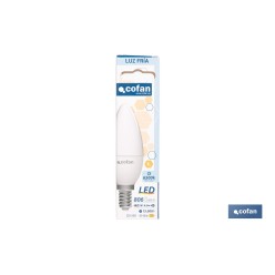 BOMBILLA LED VELA 6.5 W E14 806 LM 6500 K