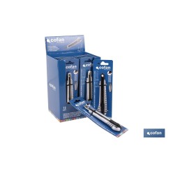 EXPOSITOR DE CÚTER DE ALUMINIO 9 MM 12 UDS.