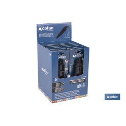 EXPOSITOR DE CÚTER ANTIDESLIZANTE HEAVY DUTY 18 MM 12 UDS.