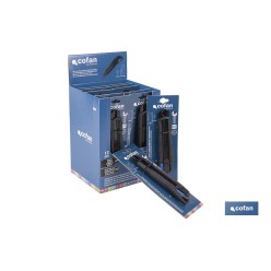 EXPOSITOR DE CÚTER ANTIDESLIZANTE HEAVY DUTY 25 MM 12 UDS.